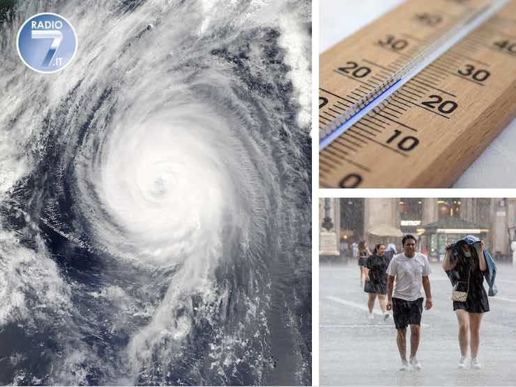 Temporale meteo cambiamento