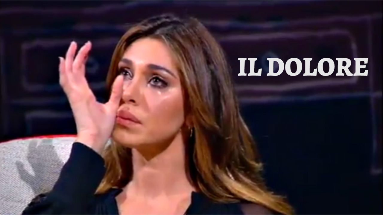 belen rodriguez confessa grande dolore