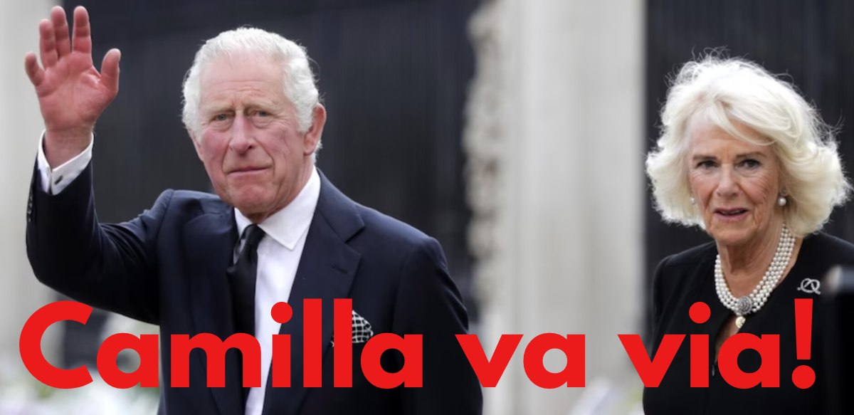Camilla shock: saluta Re Carlo III e va via