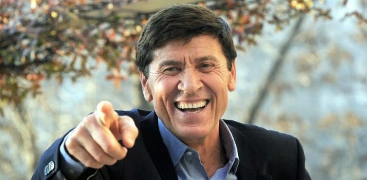 Gianni Morandi: il bellissimo nipote è un sogno, rarissima immagine