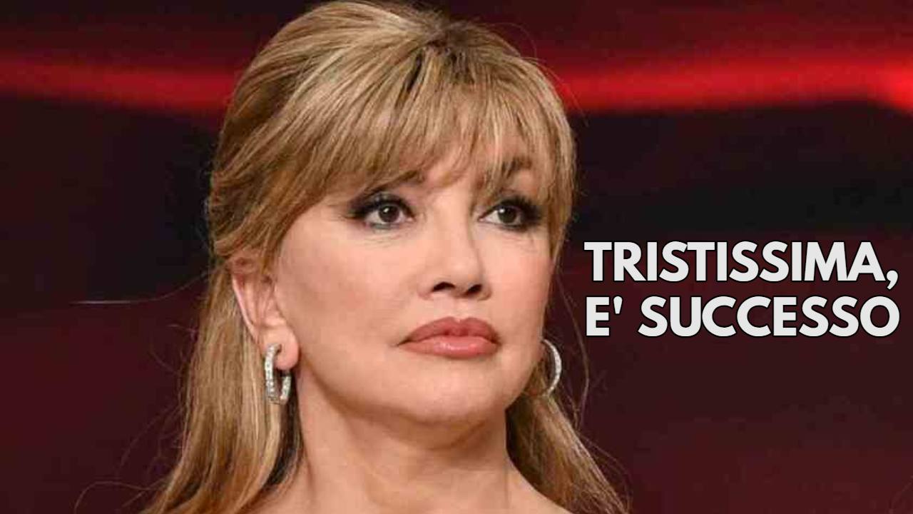 milly carlucci tristissima