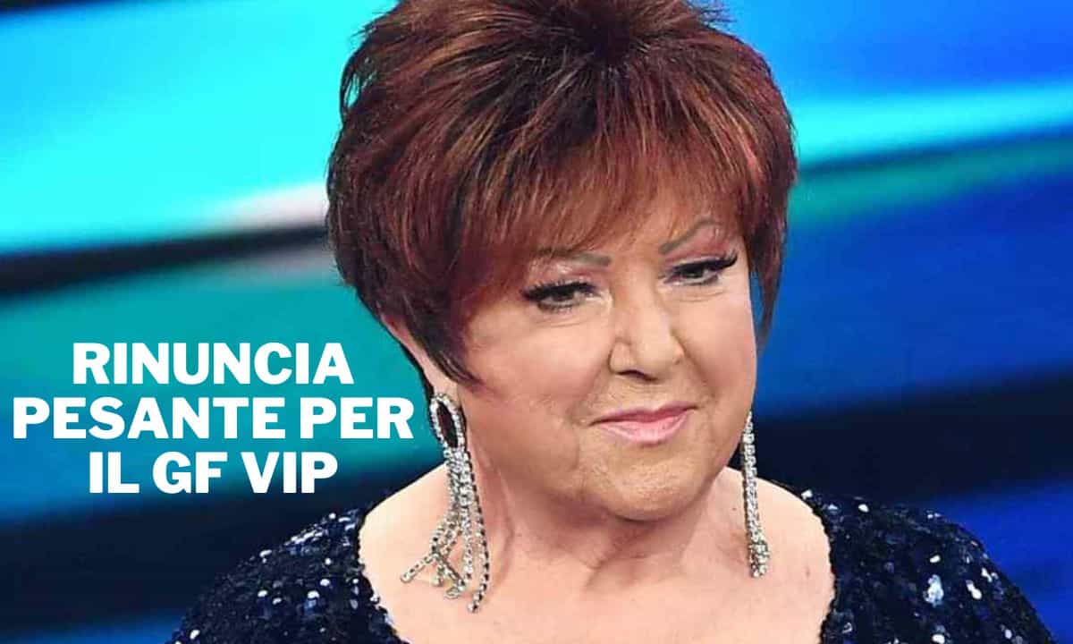 Orietta Berti rinunce importanti Gf Vip