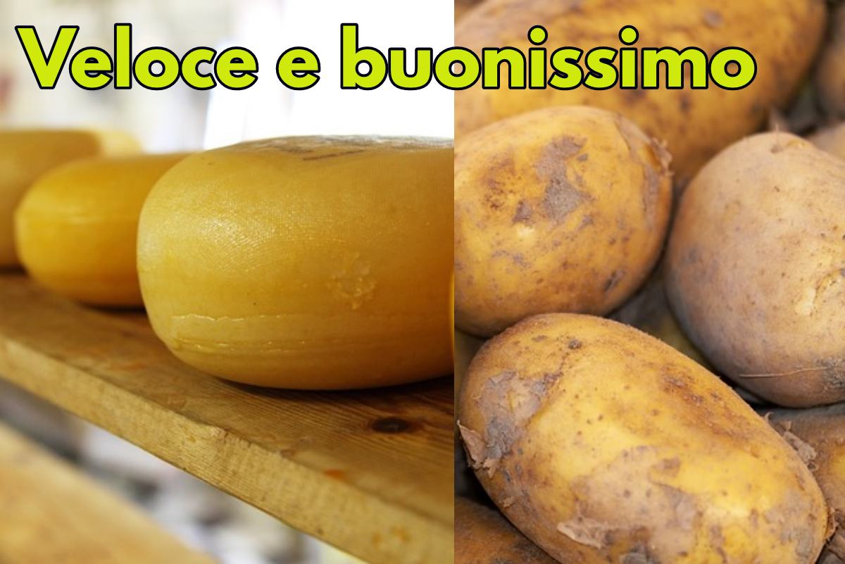 Cena perfetta? Bastano solo patate e formaggio!