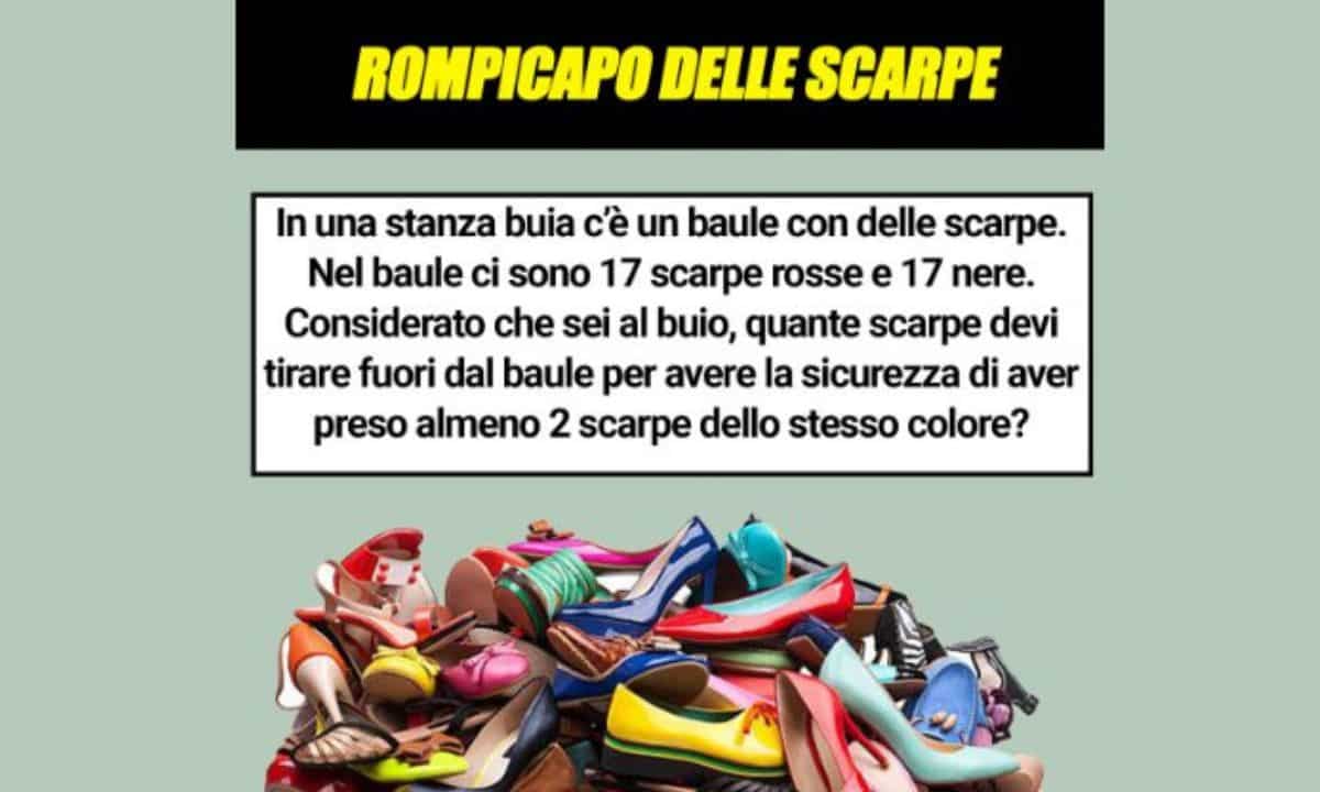 Rompicapo scarpe