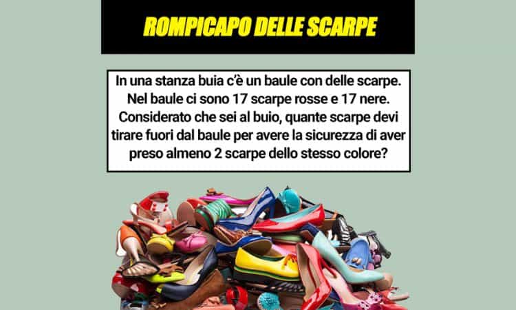 Rompicapo scarpe