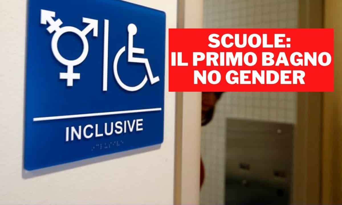 Scuola bagni neutri no gender