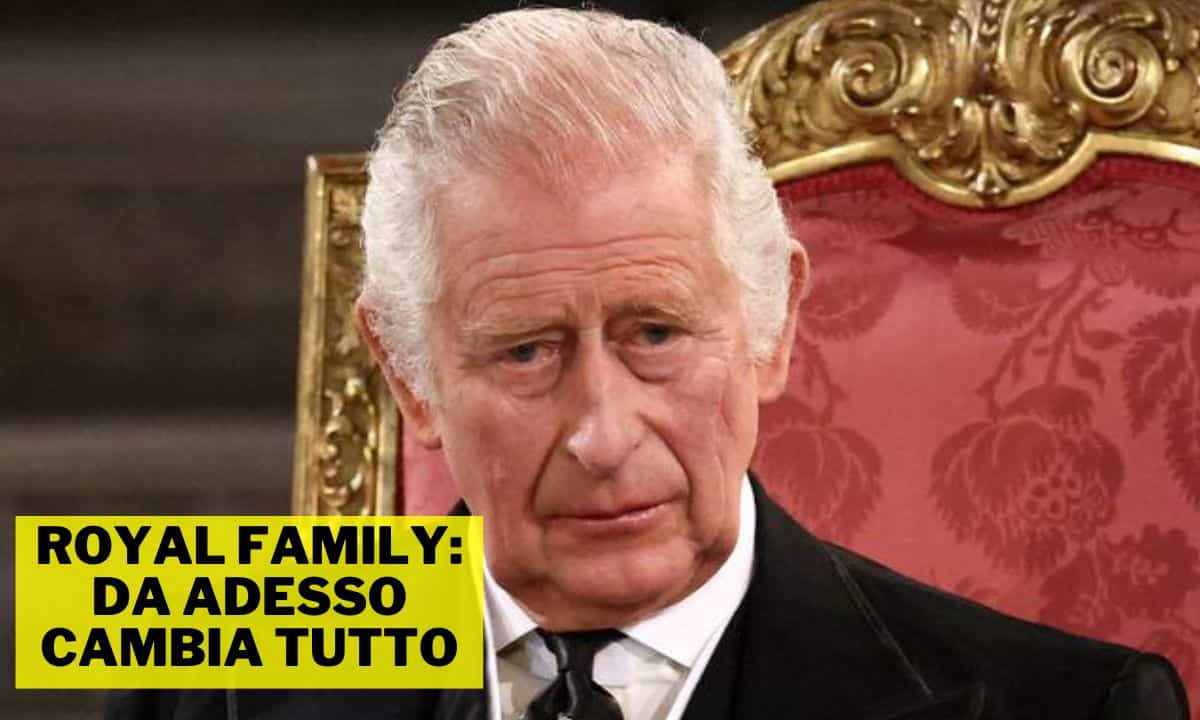 Re Carlo cambia tutto Royal Family
