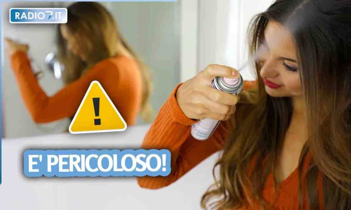 Shampoo secco pericoloso