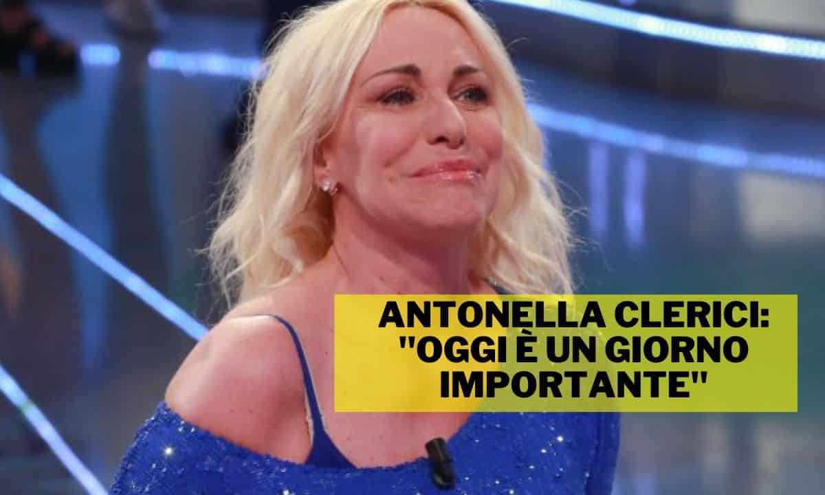 Antonella Clerici annuncio diretta