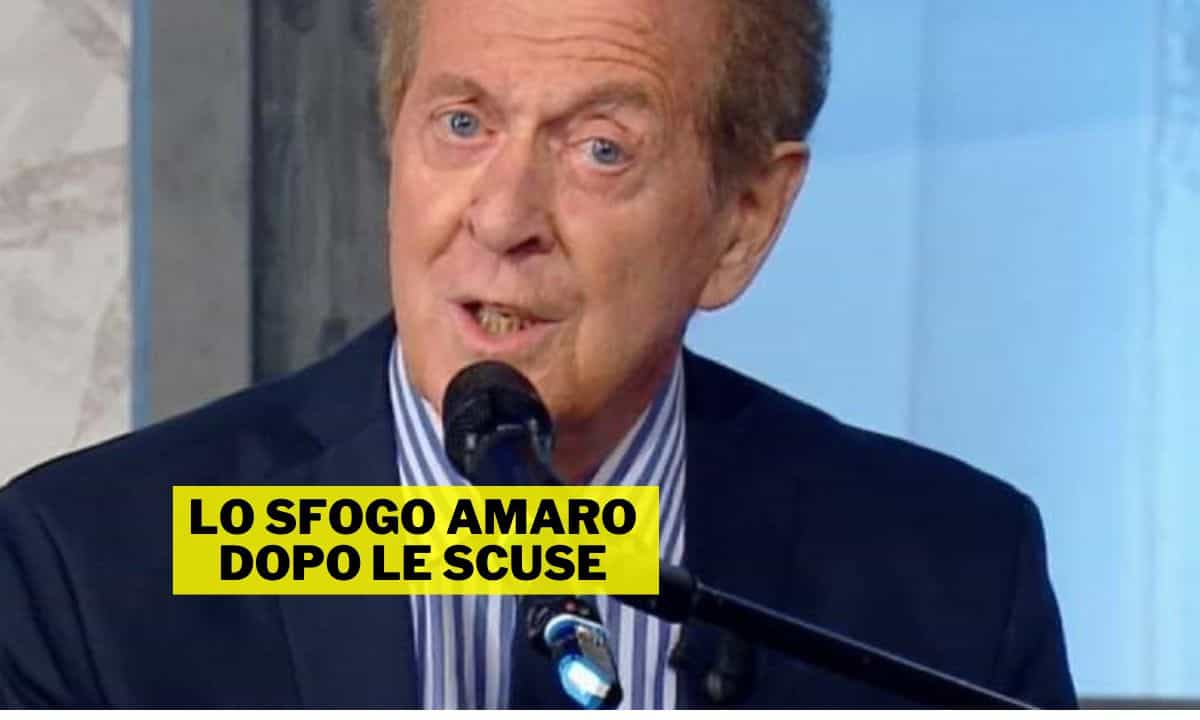 Memo Remigi sfogo dopo scuse