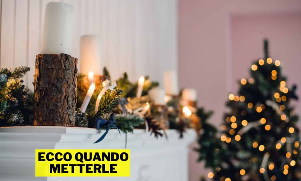 Luci Natale quando metterle