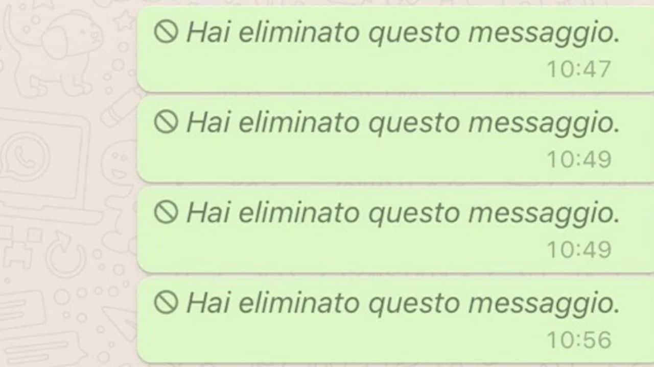 whatsapp trucco messaggi cancellati