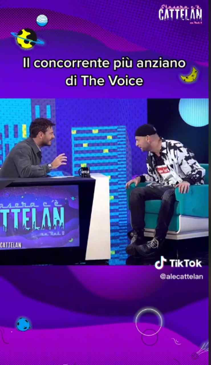 The voice senior cattelan chiede a clementino del concorrente più anziano dello show radio 7