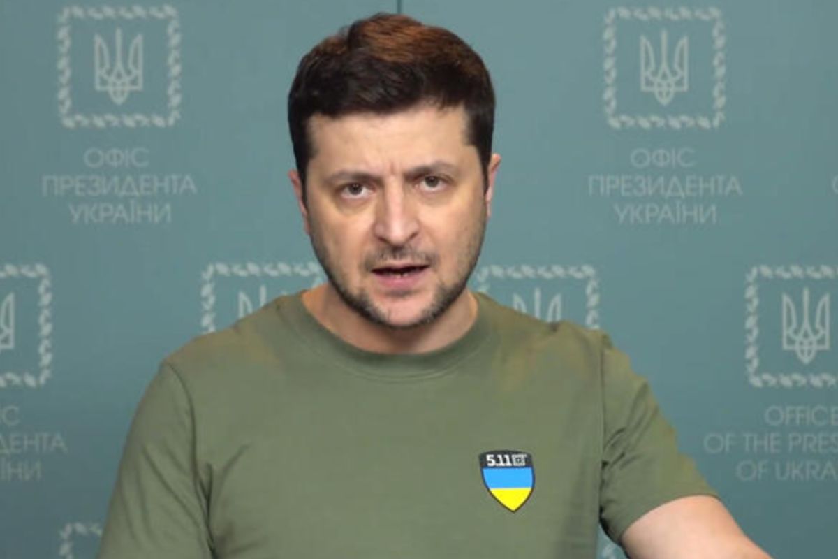 Il presidente ucraino Volodymir Zelensky