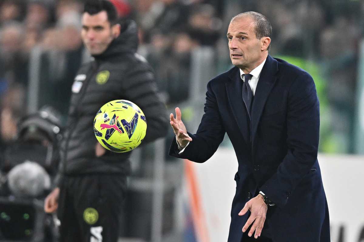 Max Allegri in campo