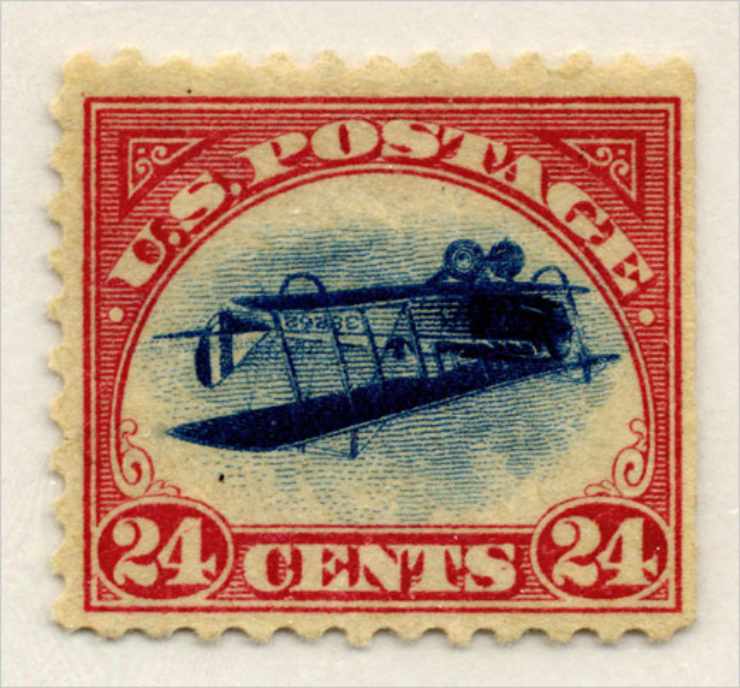 Inverted Jenny, francobollo americano rarissimo