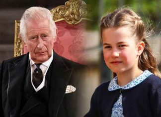 Re Carlo e la nipotina Charlotte