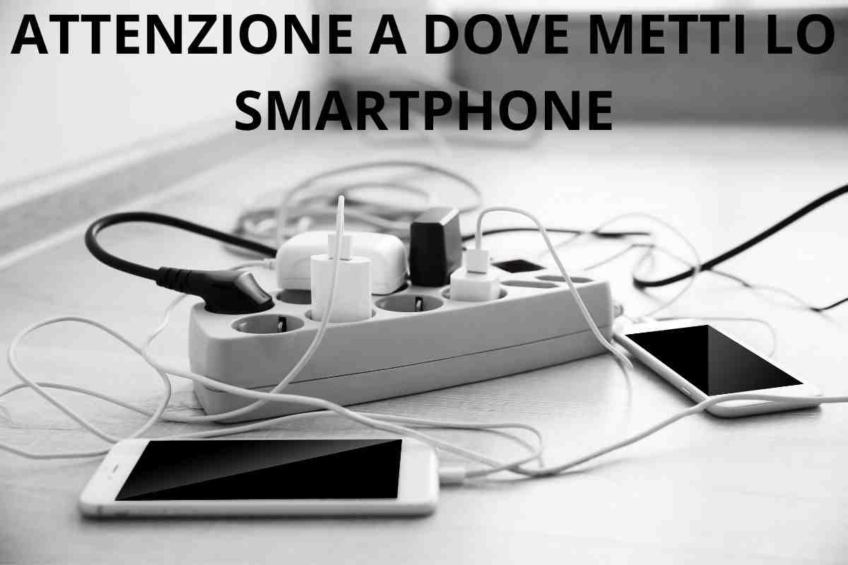 ricarica smartphone posizione