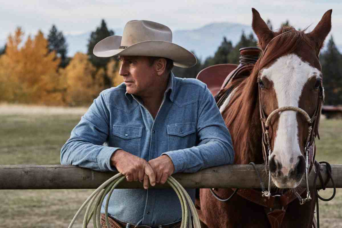 Una scena di Yellowstone