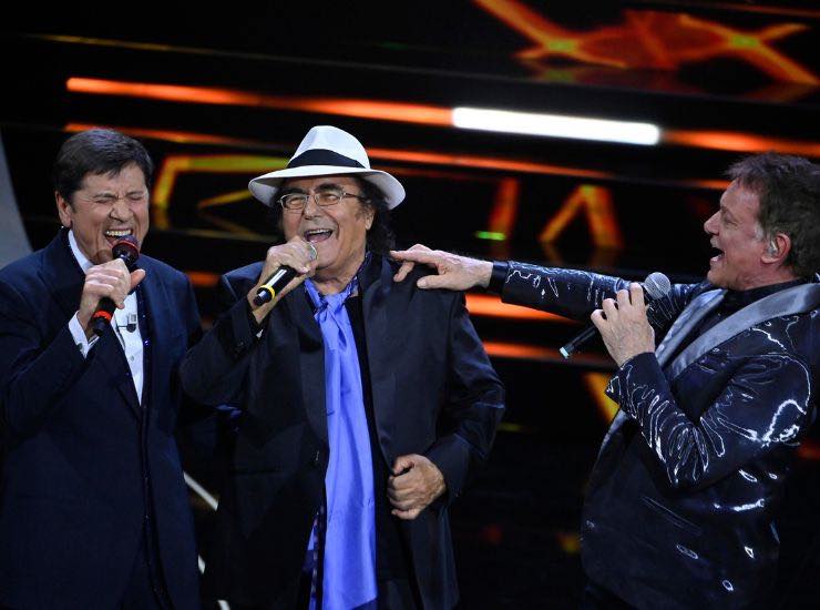 albano gianni morandi massimo ranieri a sanremo