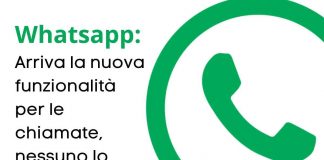 nuova funzione Whatsapp per le chiamate