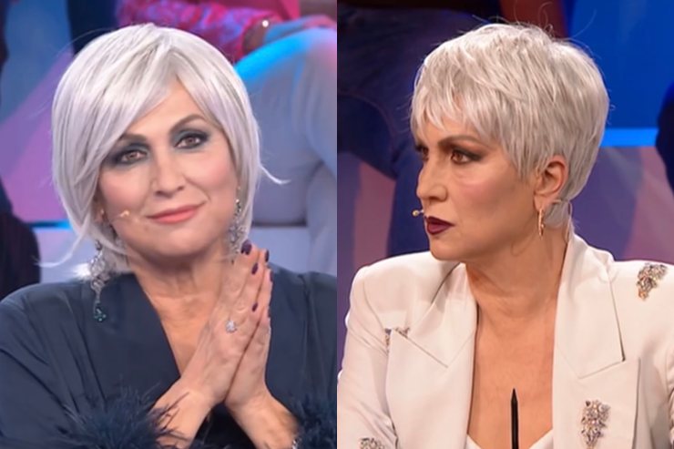 Alessandra Celentano indossa la parrucca