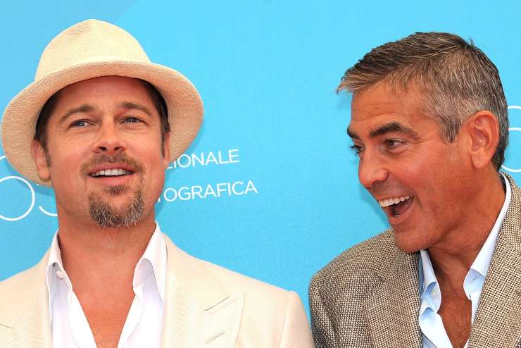 Brad Pitt George Clooney aneddoto retroscena