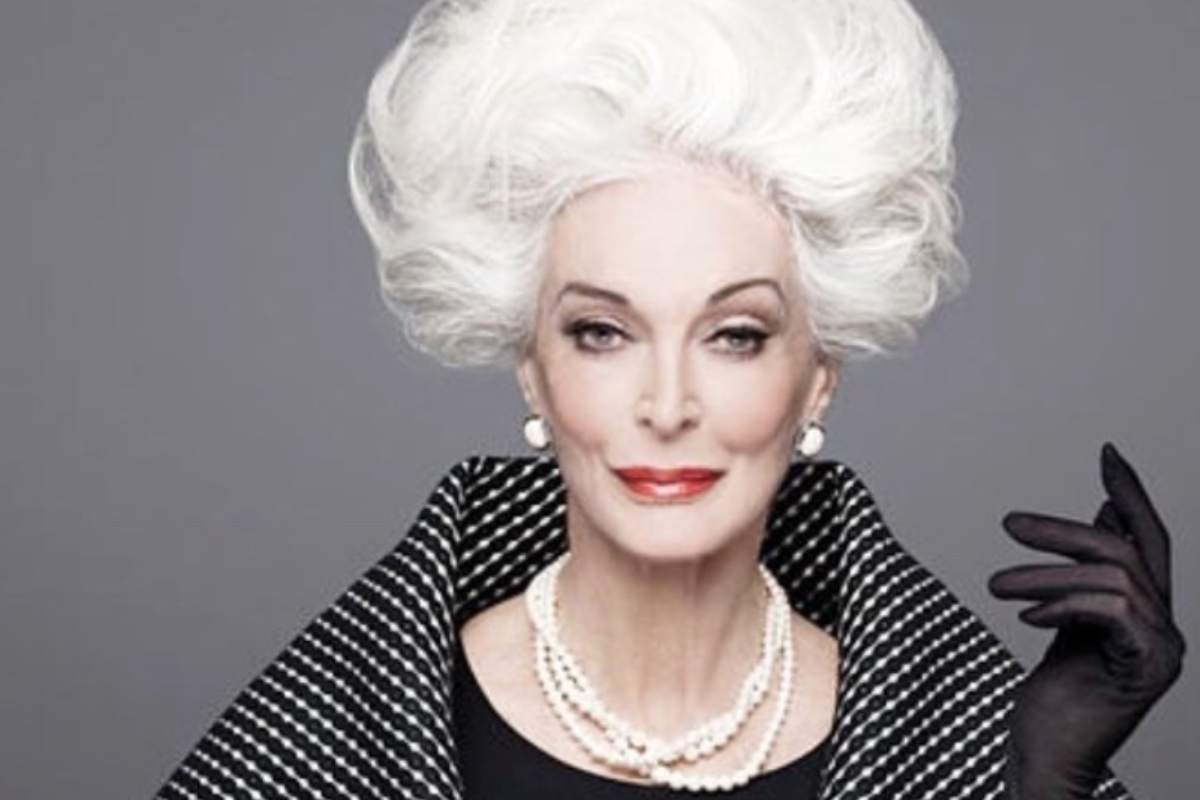 Carmen Dell’Orefice: la top model più anziana del mondo posa così