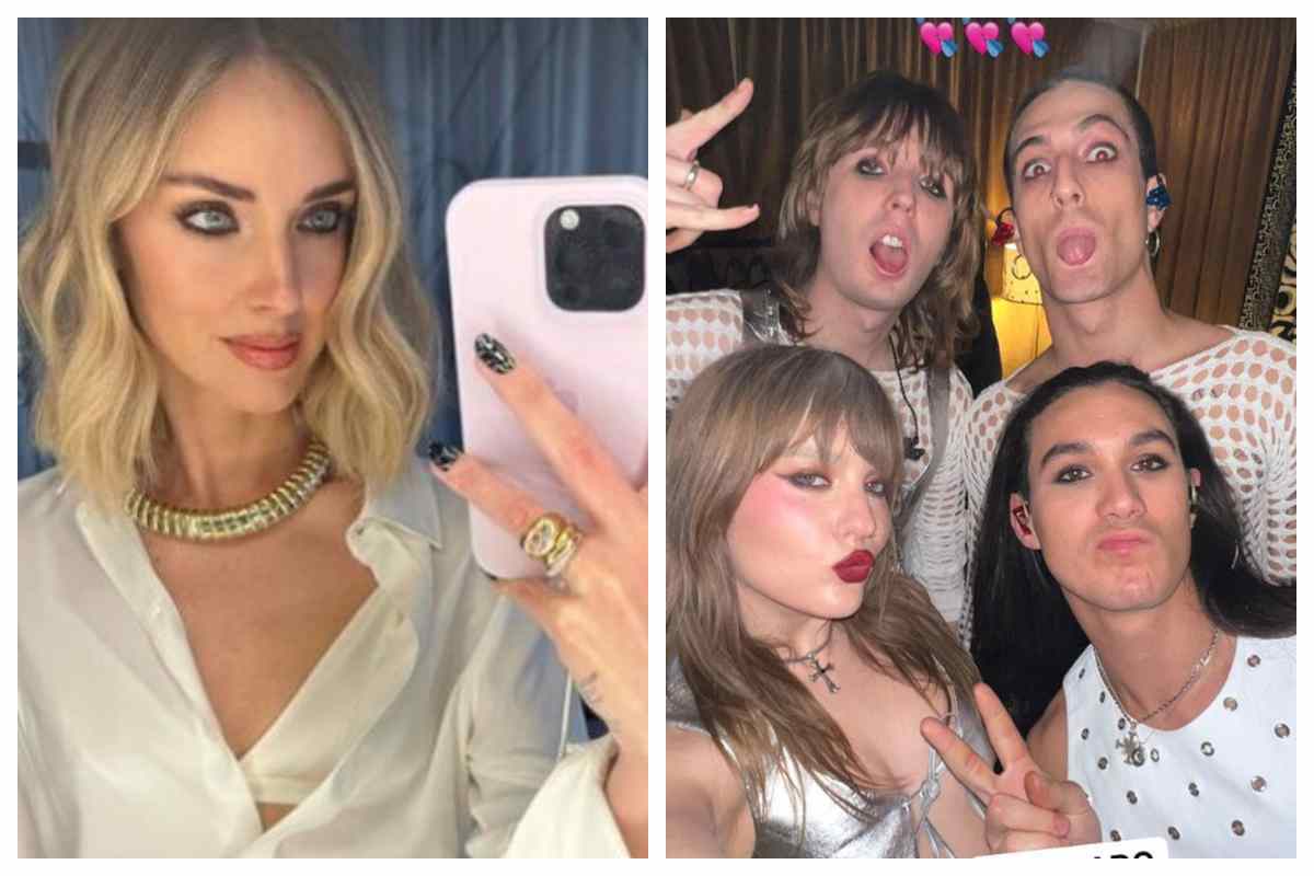 Ferragni e Maneskin sfilata Gucci