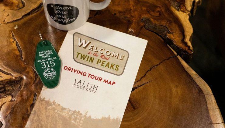 La mappa di Twin Peaks