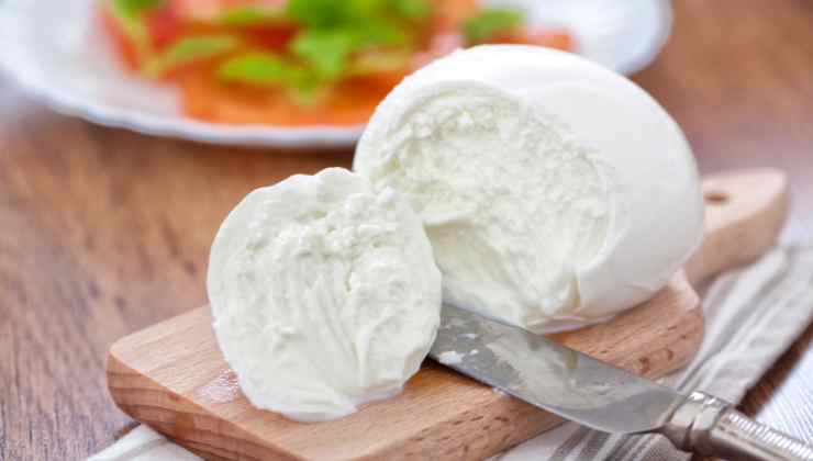 Dettaglio mozzarella