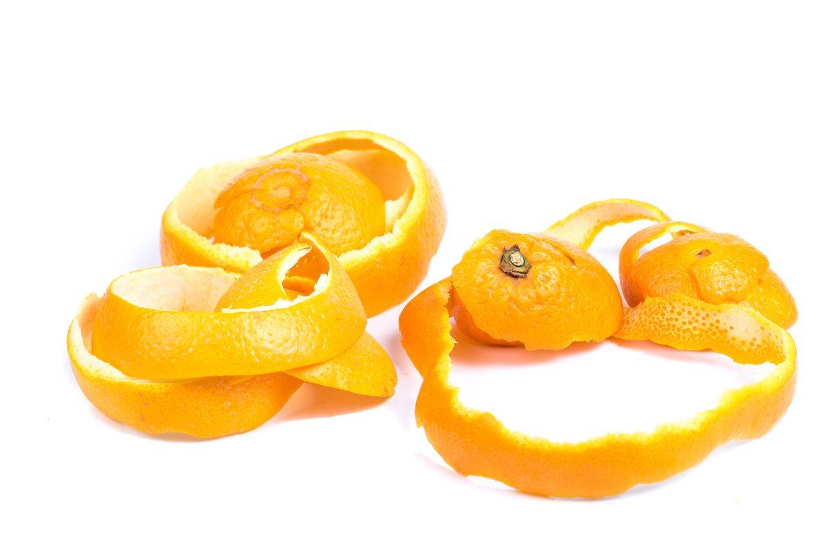 riutilizzare bucce d'arancia