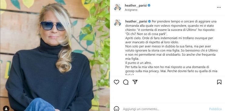 Heather Parisi: ecco cosa è successo con la figlia Jacqueline Luna