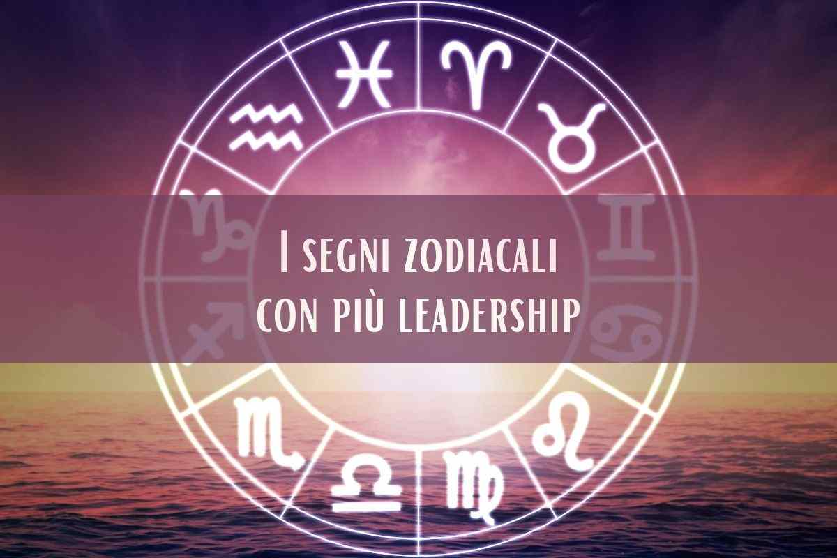 segni zodiacali leader