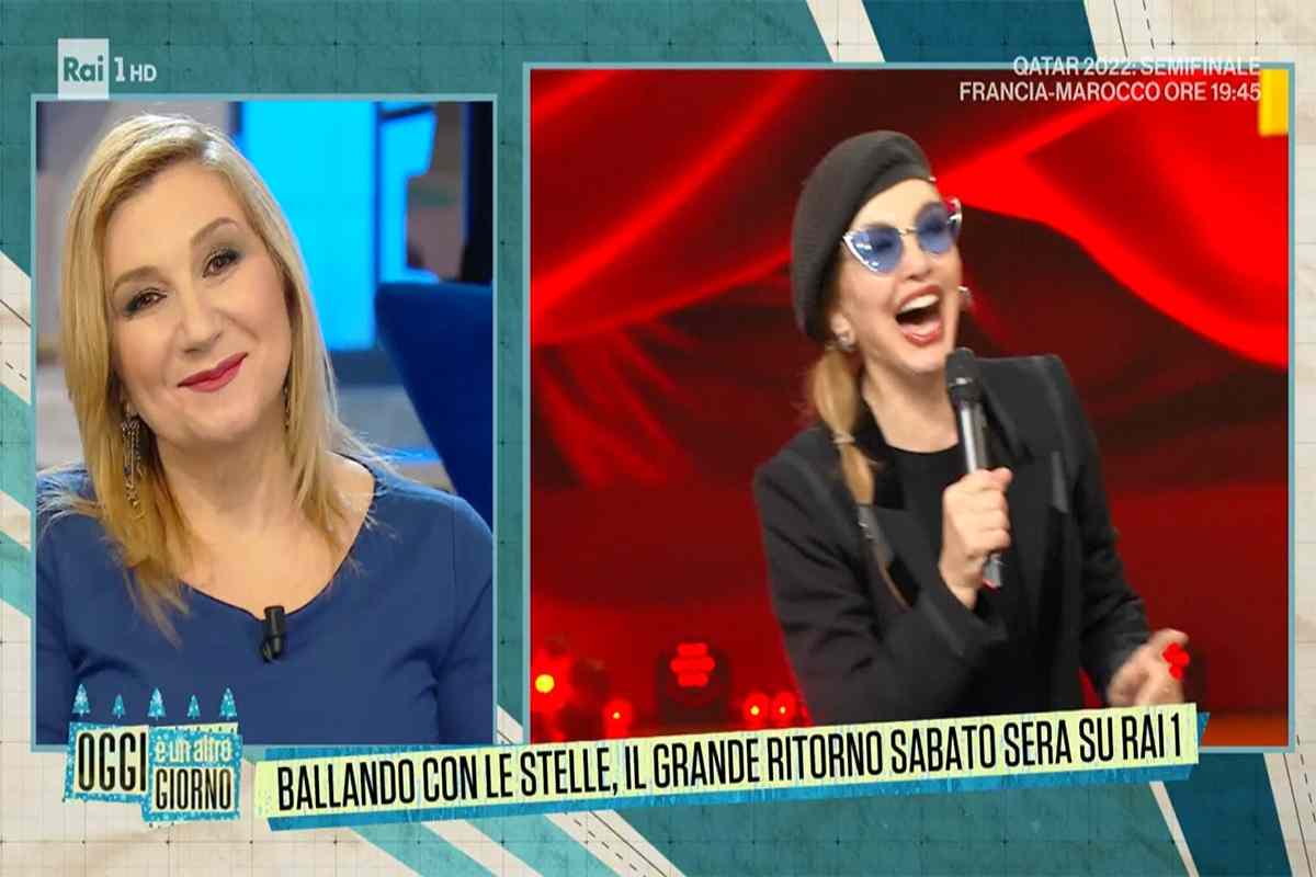 Bortone e Milly Carlucci gelo